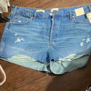 Universal Thread Distressed Blue Jean Shorts